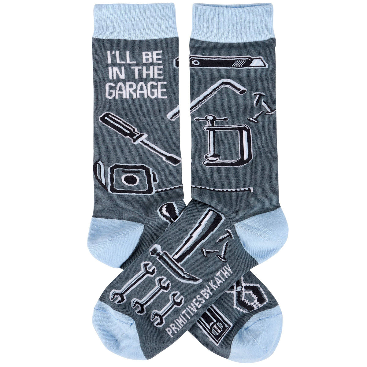 Primitives by Kathy - I'll Be In The Garage Socks