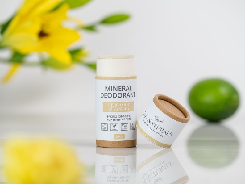 Natural Deodorant for Sensitive Skin - Baking-Soda Free (TRAVEL SIZE 1.3 oz.)