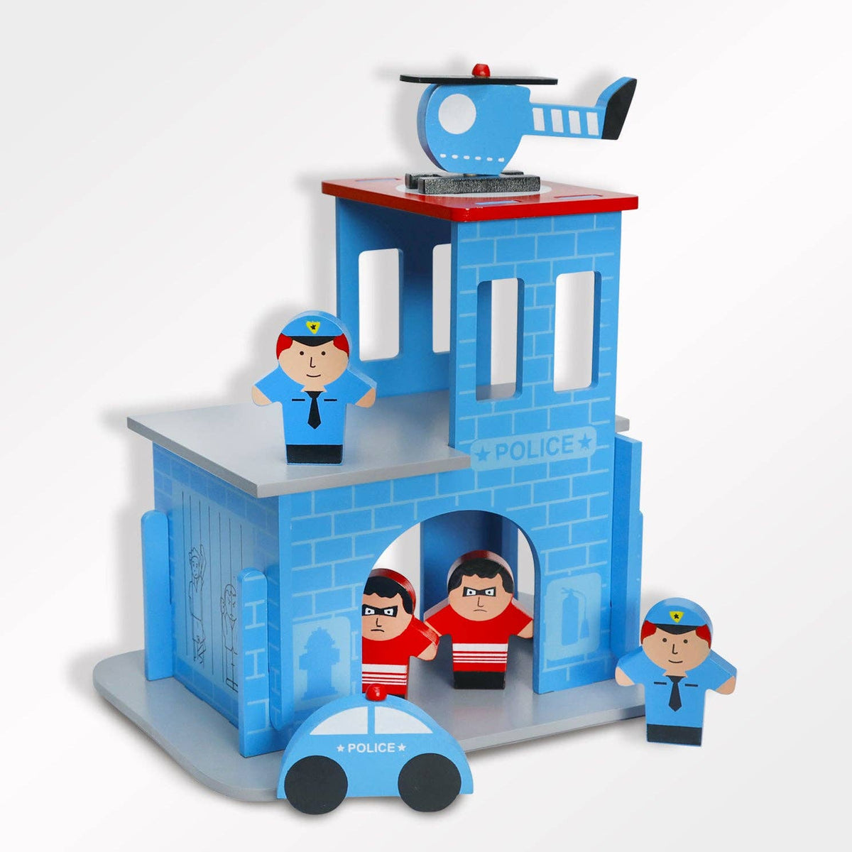 Mr. Ellie Pooh - Wooden set - Police Station — alternate product image, view 2
