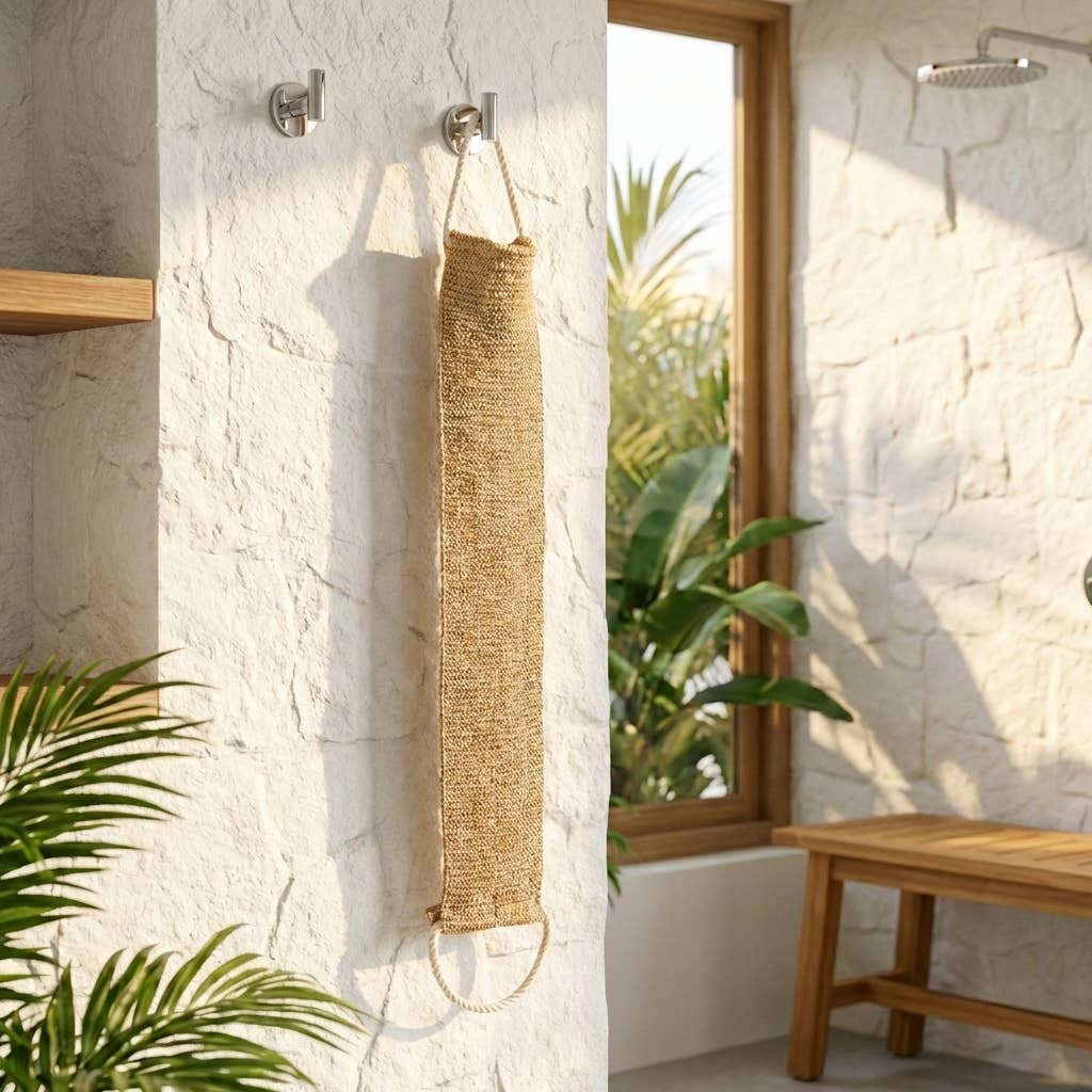 Bamboo Switch - Sisal Linen Back Exfoliating Strap, Wellness Bestseller — alternate product image, view 6