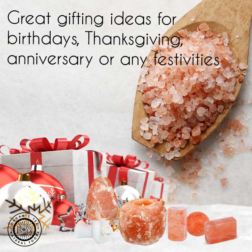 PRIDE INDIA BRANDS - Himalayan Pink Salt Tea Light Holder by Pride of India