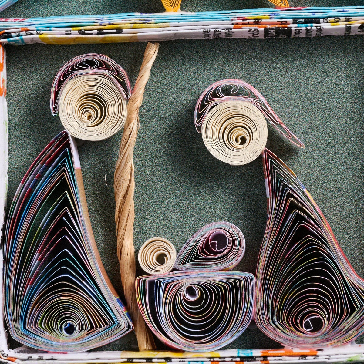 Ten Thousand Villages - Quilled Nativity Ornament