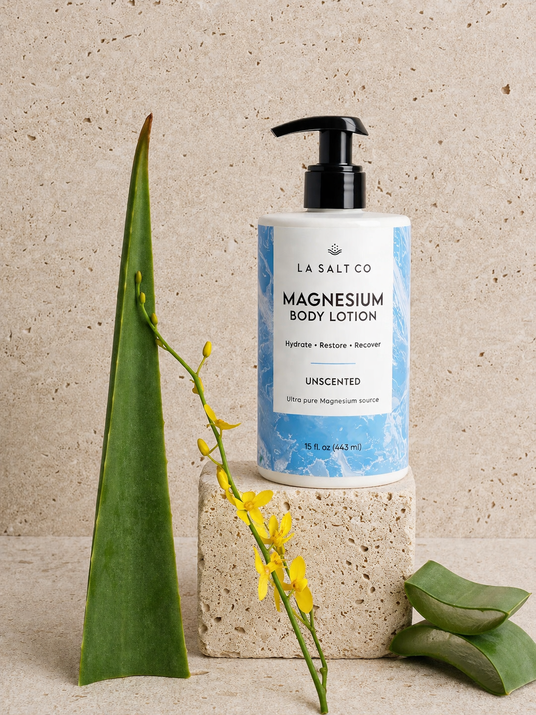Los Angeles Salt Company - Magnesium Body Lotion (Unscented)