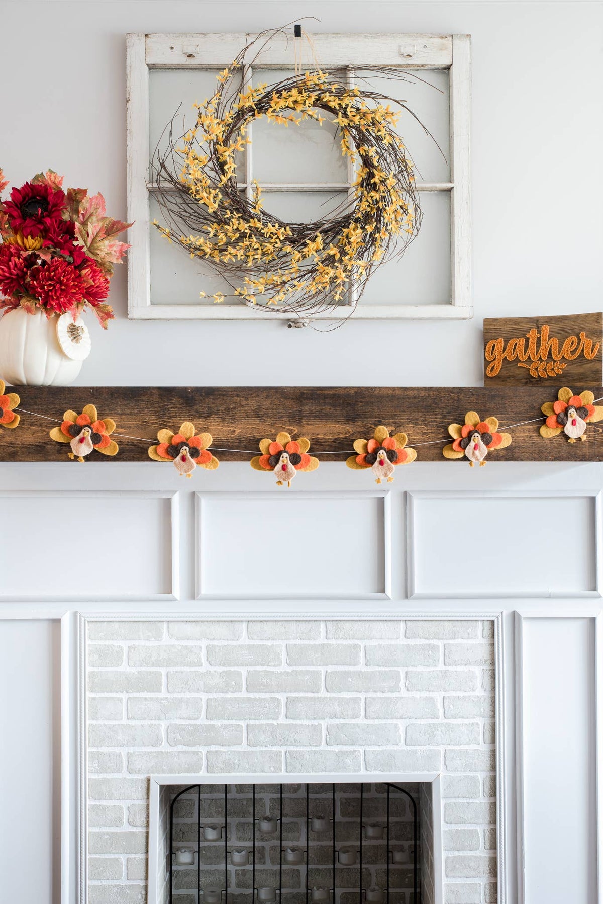 Nivas -  Turkey Garland / Fall Home Decor / Thanksgiving Decor
