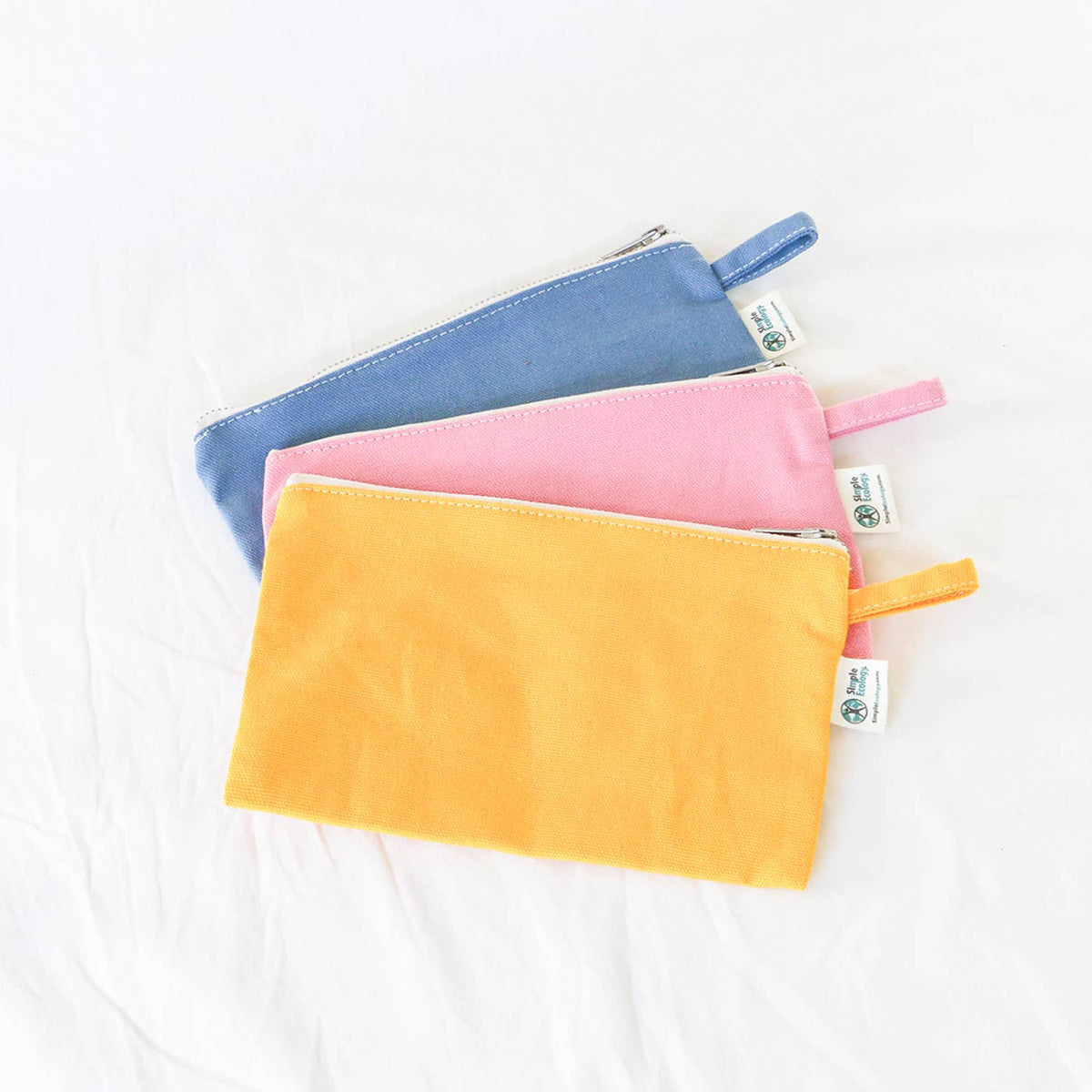 Simple Ecology - Organic Cotton Zipper Pouch - Simple Ecology