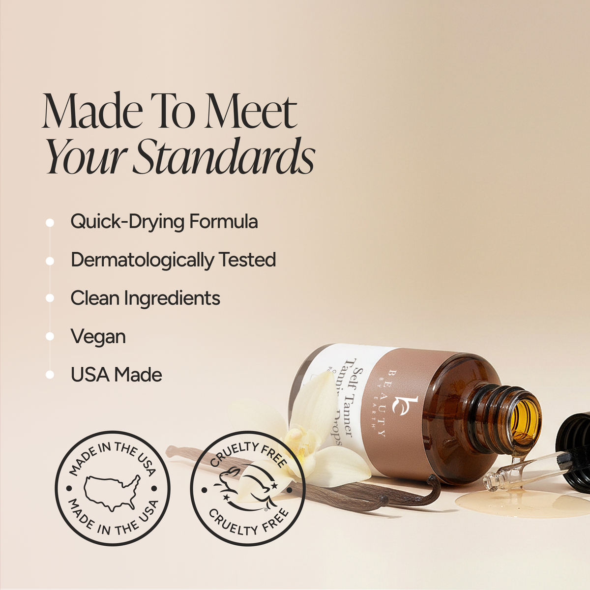 Beauty By Earth - Self Tanner Drops 1oz (3 Shades) — alternate product image, view 11