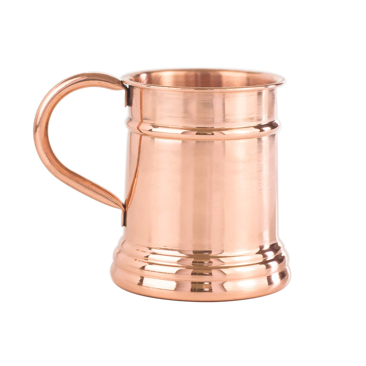 Copper Mug Company - Stein: 16oz Smooth Solid Copper Beer Stein for Moscow Mule