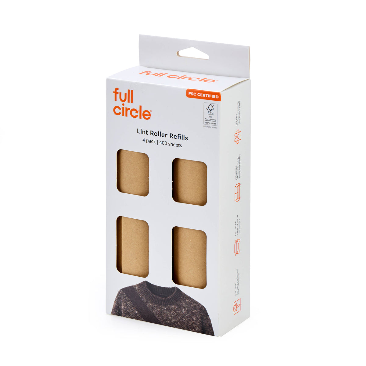 Full Circle Home - Lint Roller Refill - 4pk