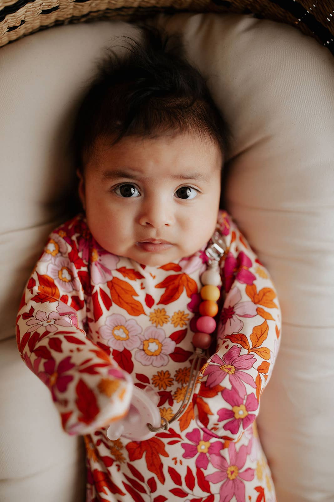 Three Little Tots - Wild Child Floral Hawaiian Knotted Gown — alternate product image, view 3