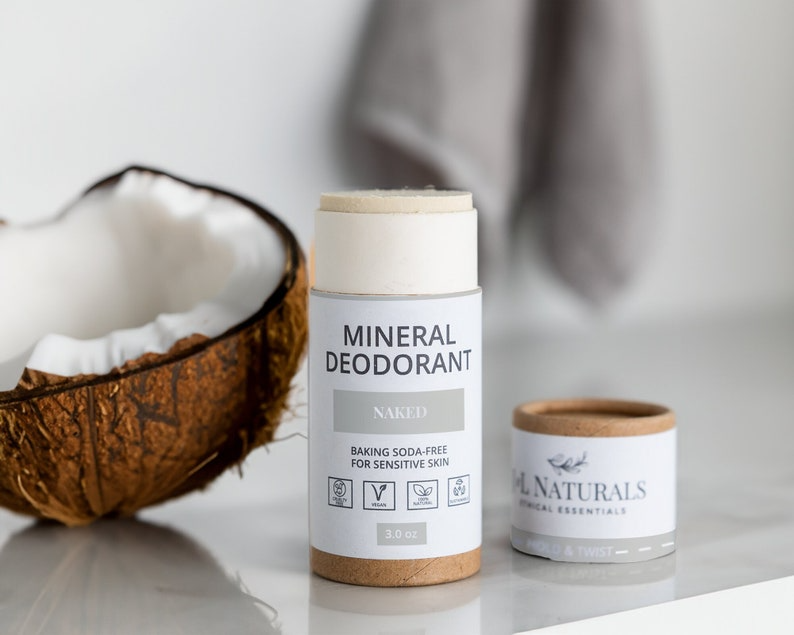 Natural Deodorant for Sensitive Skin - Baking-Soda Free (TRAVEL SIZE 1.3 oz.)
