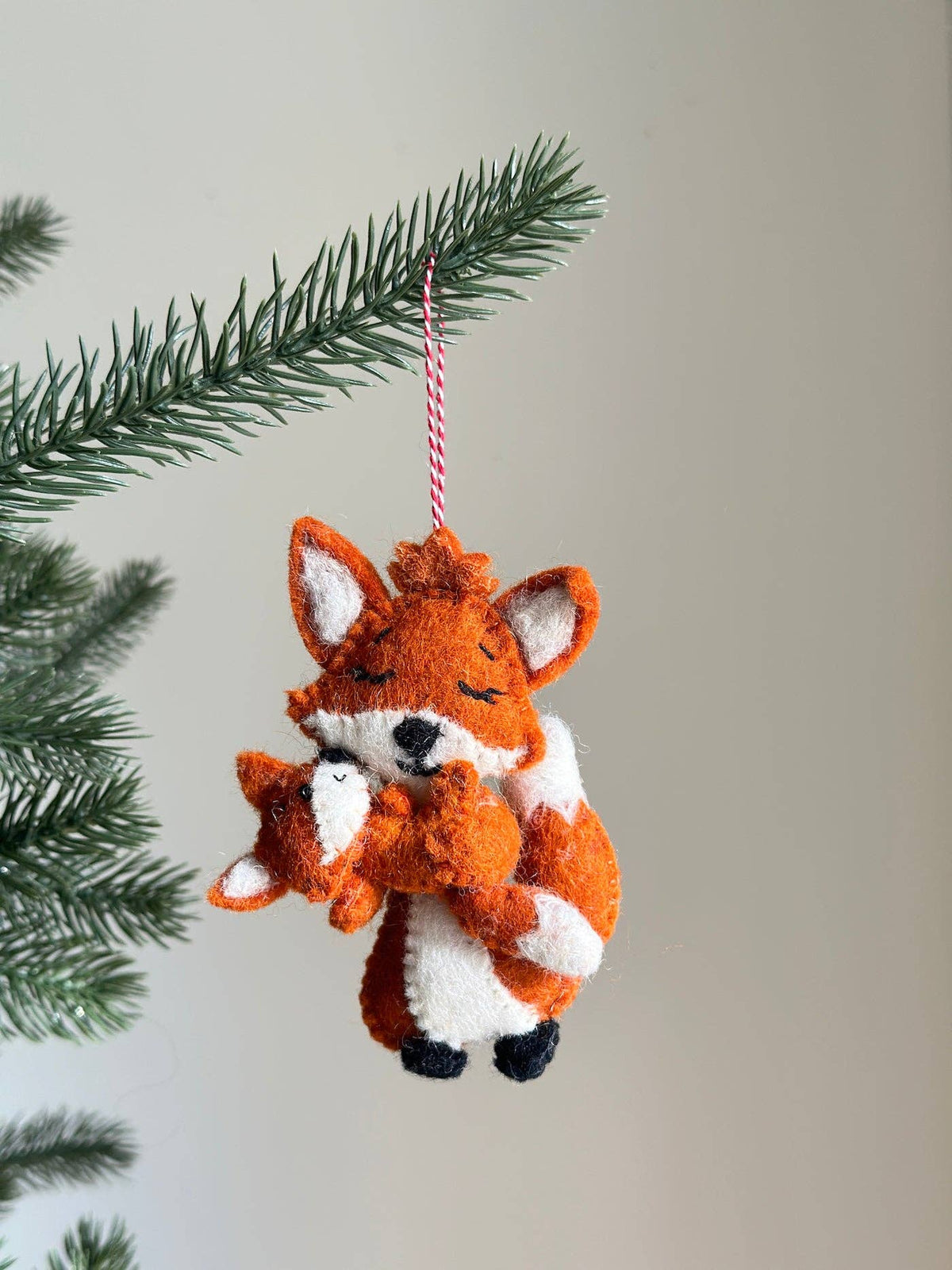 Ganapati - Felt Ornament - Fox and Baby — alternate product image, view 4