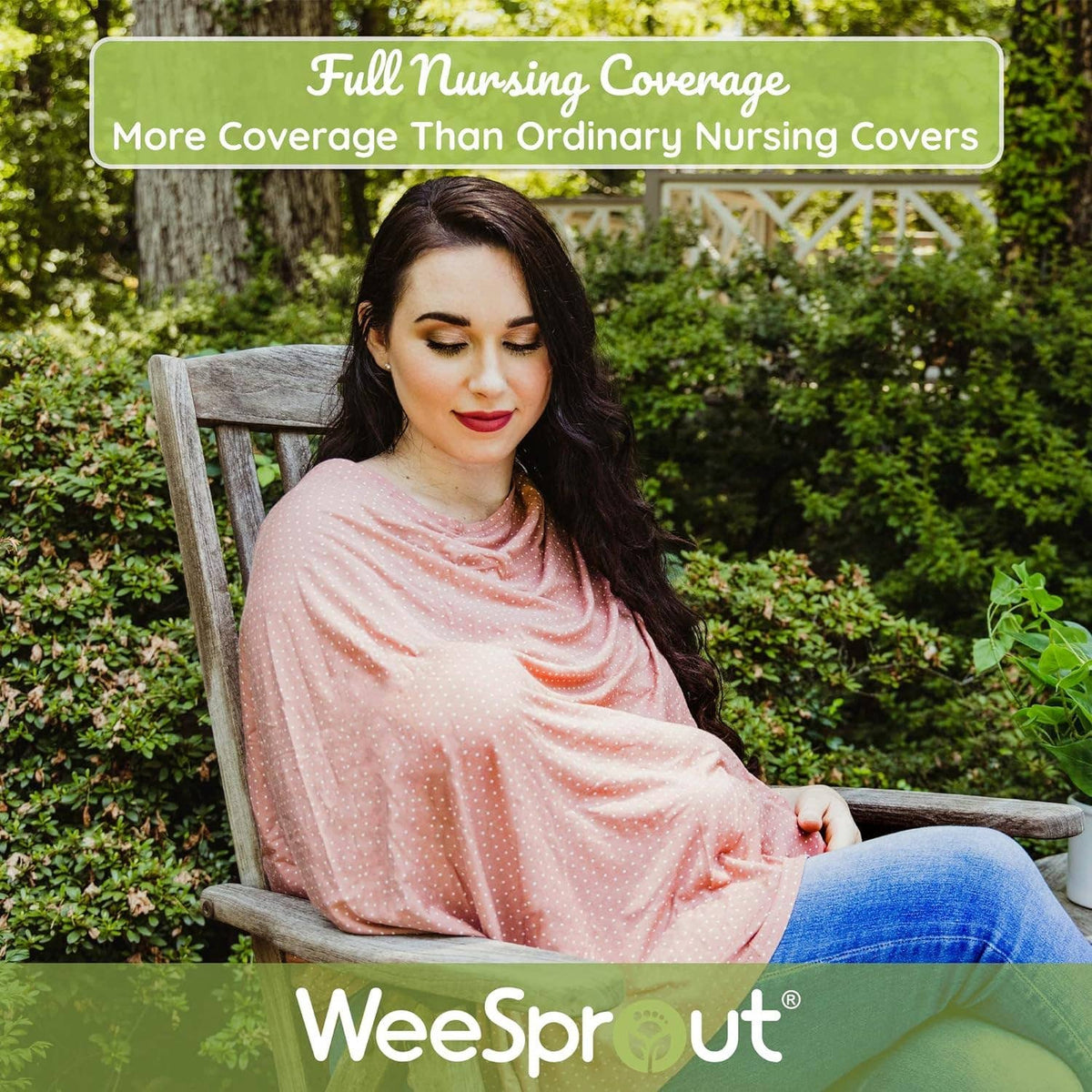 WeeSprout - 3-in-1 Nursing Cover – Breastfeeding, Car Seat & Cart Cover — alternate product image, view 13