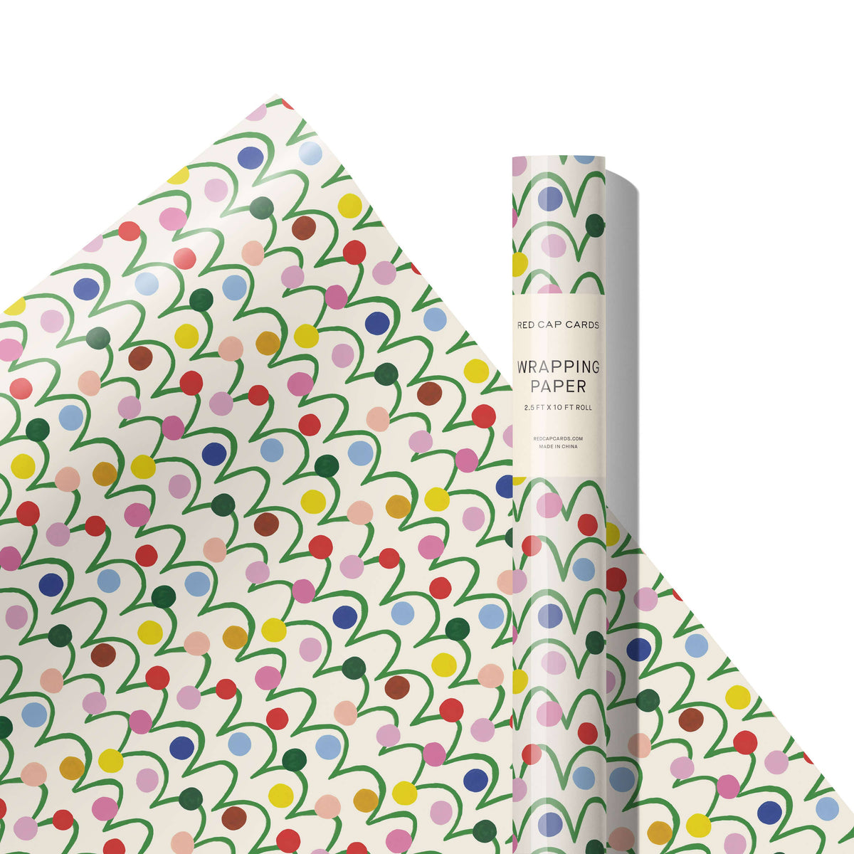 Festive Globes - 10 ft wrap roll