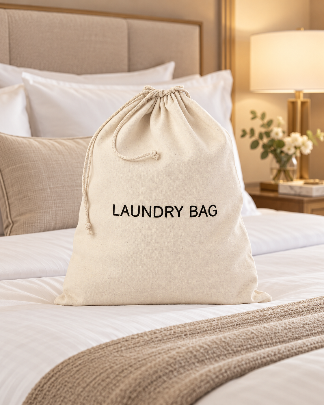 Sustayne - Cotton Canvas Laundry Bag - 22.4x18.5”