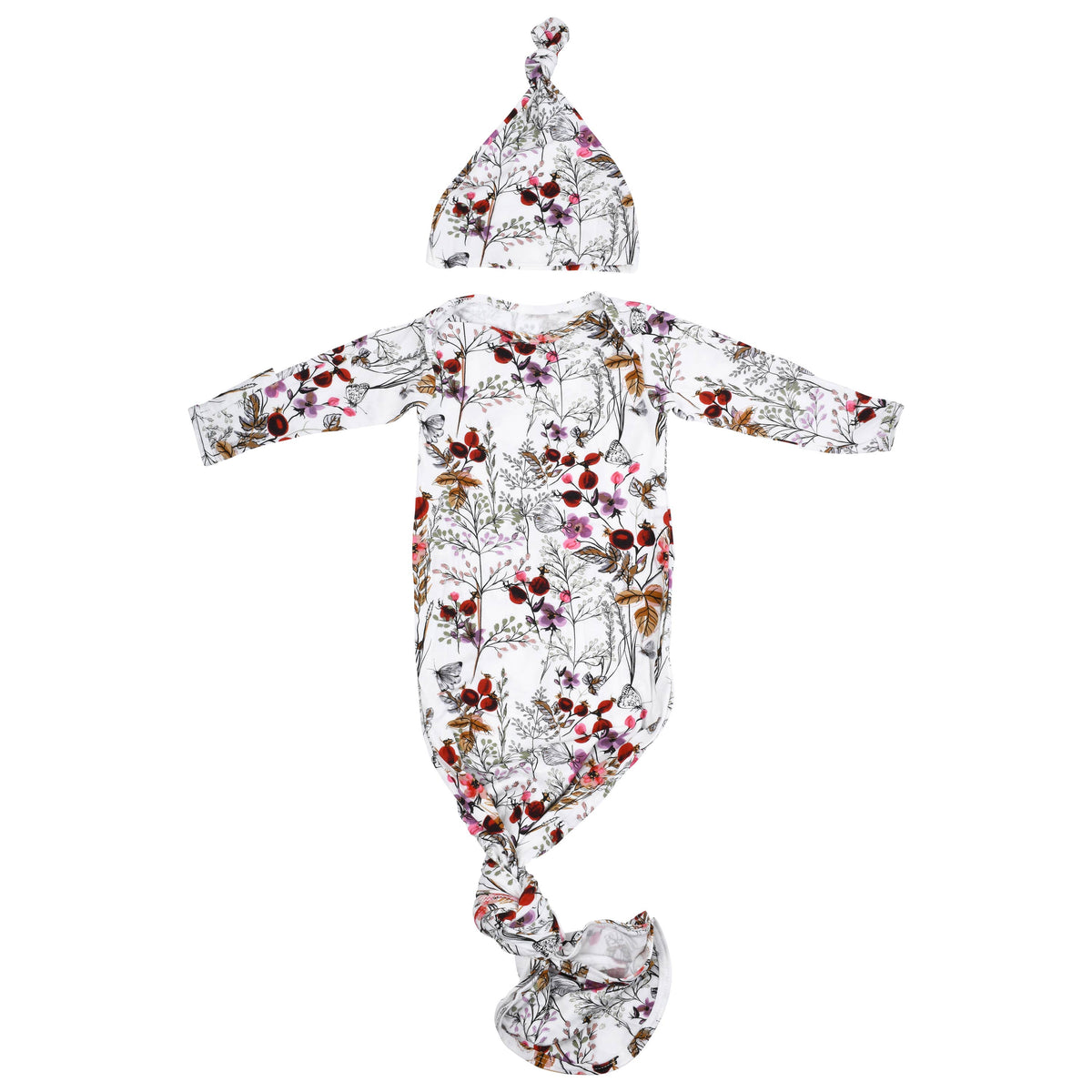 Three Little Tots - Floral Flower Knotted Gown — alternate product image, view 16
