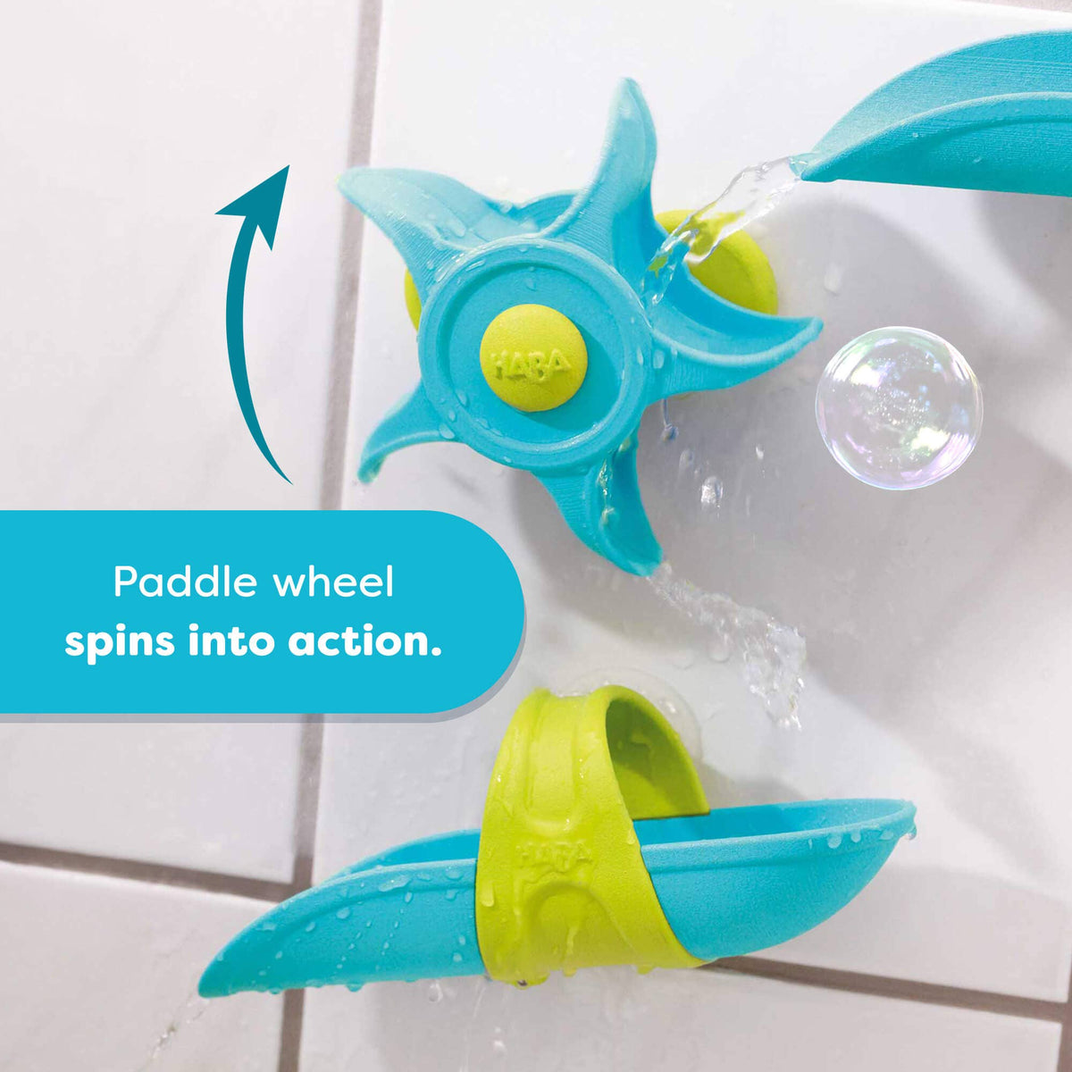 HABA USA - Set de pistas de bolas para la bañera