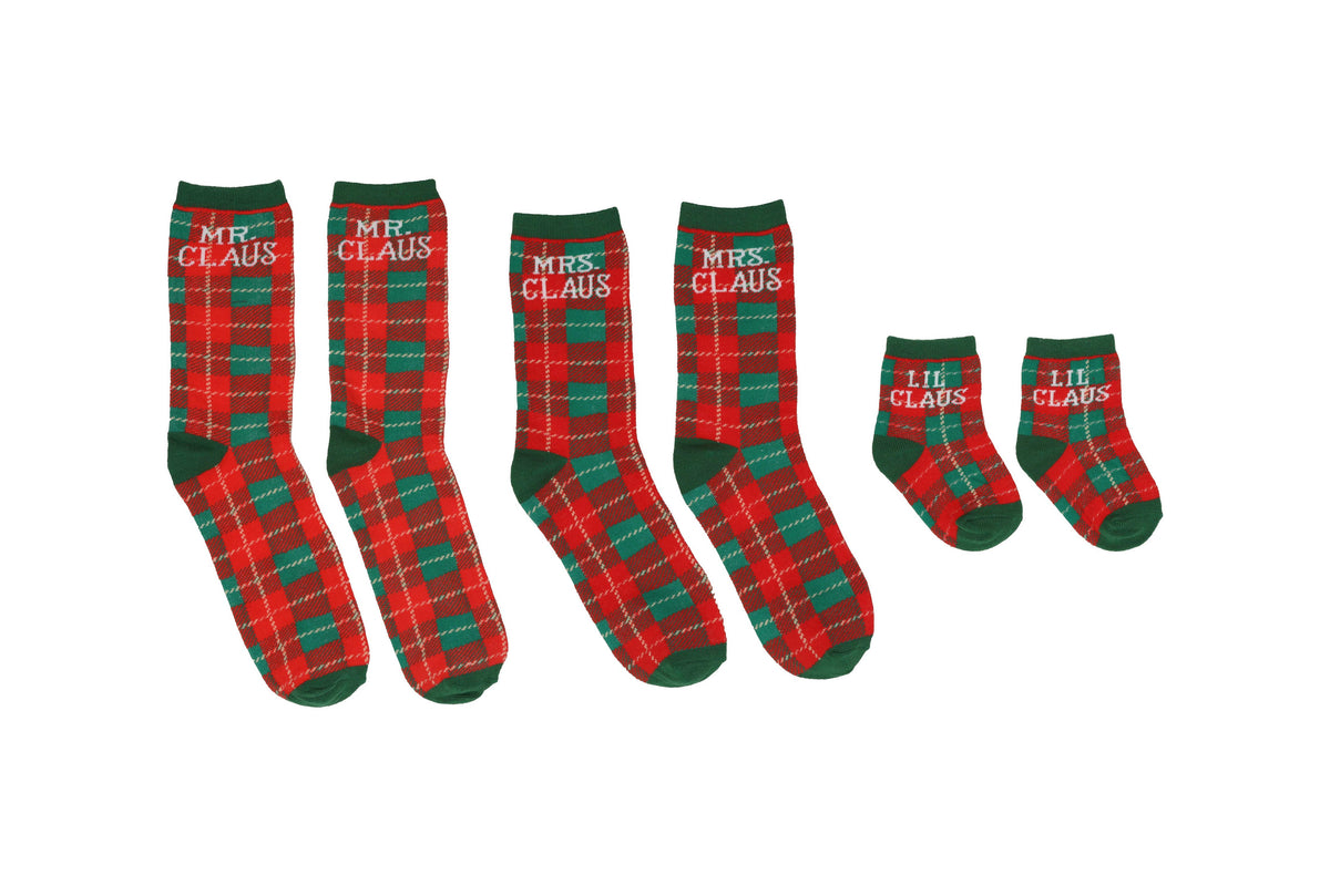 Family Sock Set, Christmas, Set of 3