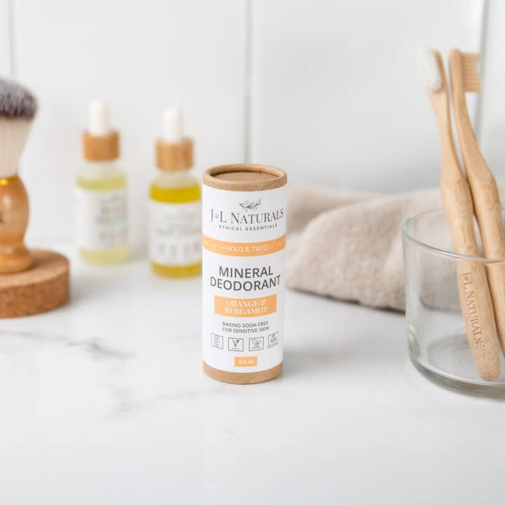 Natural Deodorant for Sensitive Skin - Baking-Soda Free (TRAVEL SIZE 1.3 oz.)