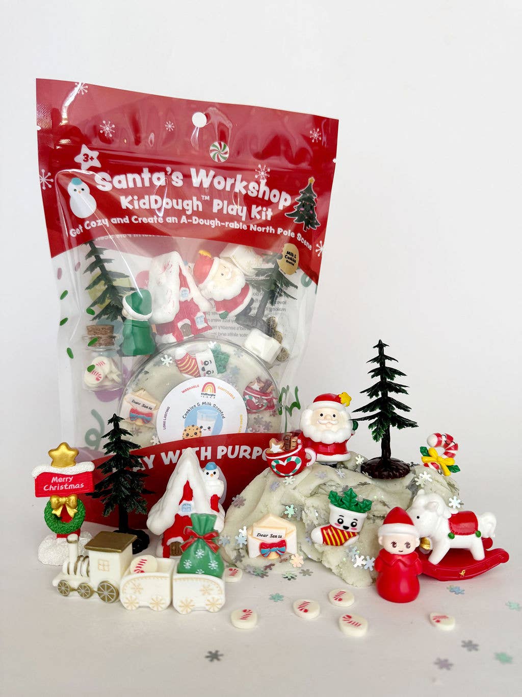 Earth Grown KidDoughs (KidDoughs by EGKD) - Santa's Workshop KidDough Play Kit — alternate product image, view 4