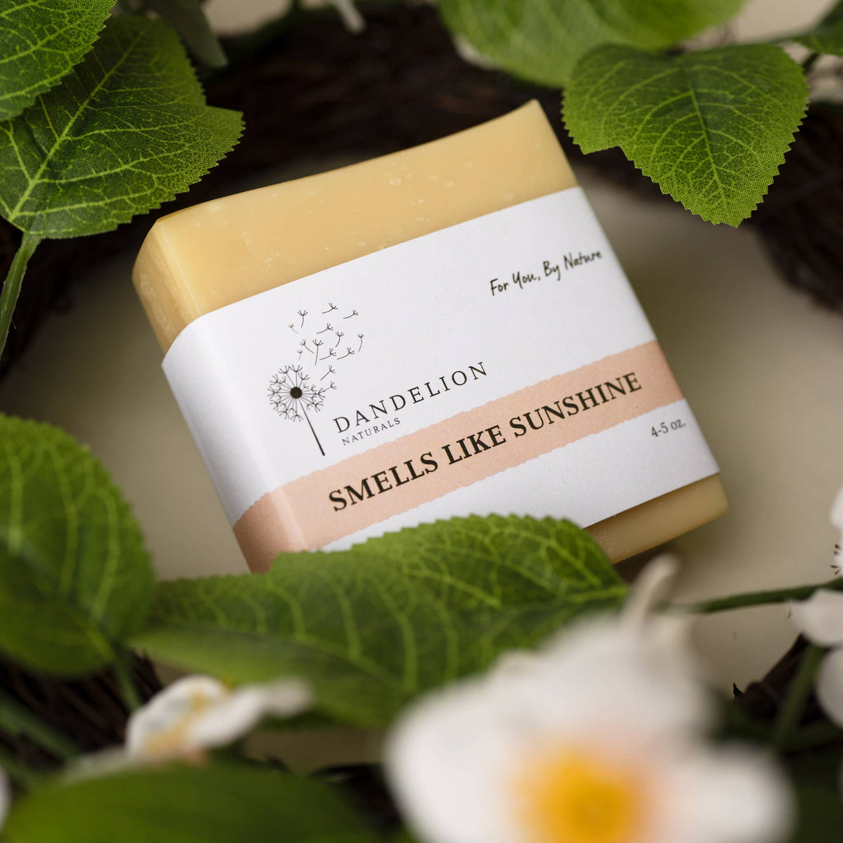 Dandelion Naturals - Jabón en barra «Smells Like Sunshine» | Jabón de pomelo, naranja y limón