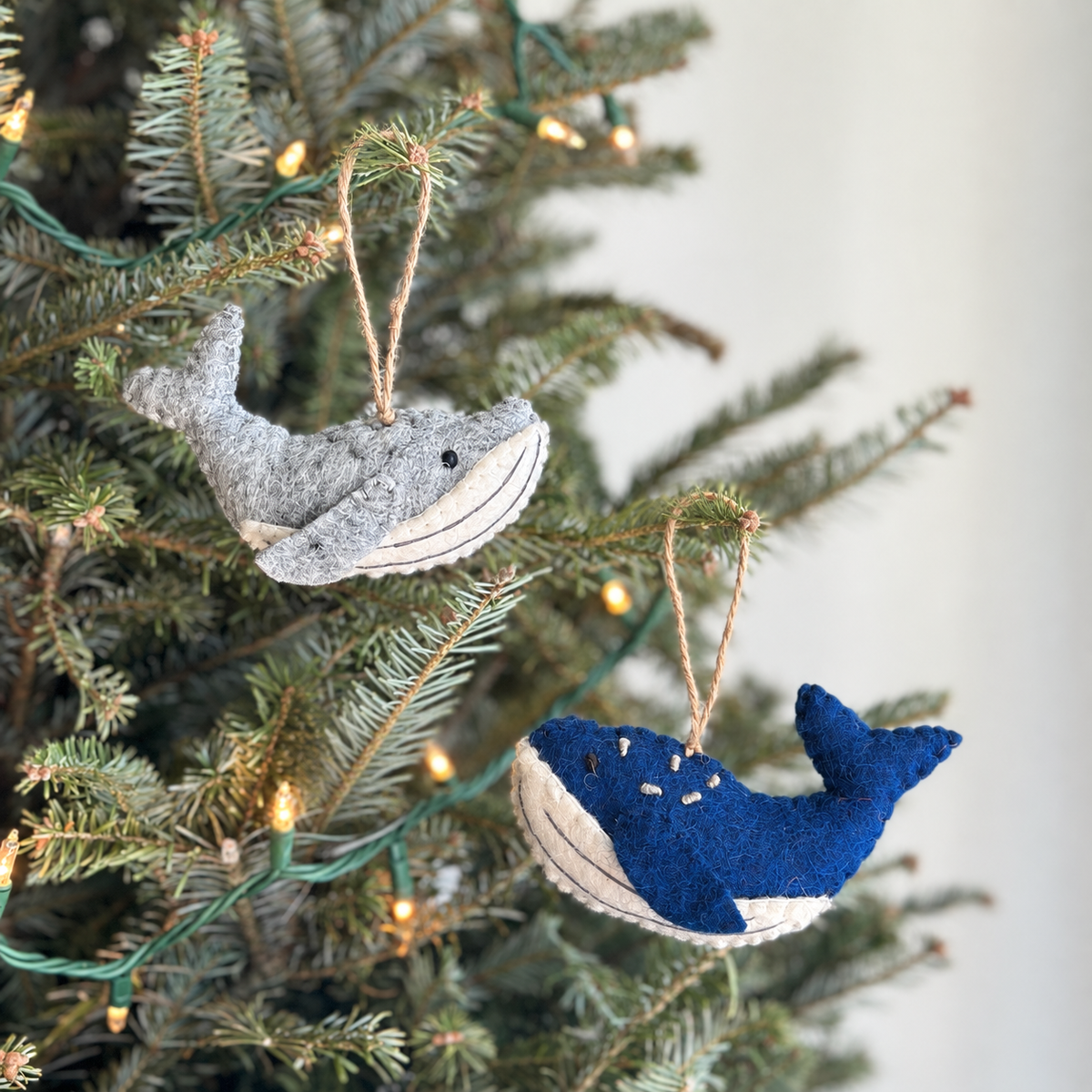 Ganapati - Felt Ornament - Humpback Whale