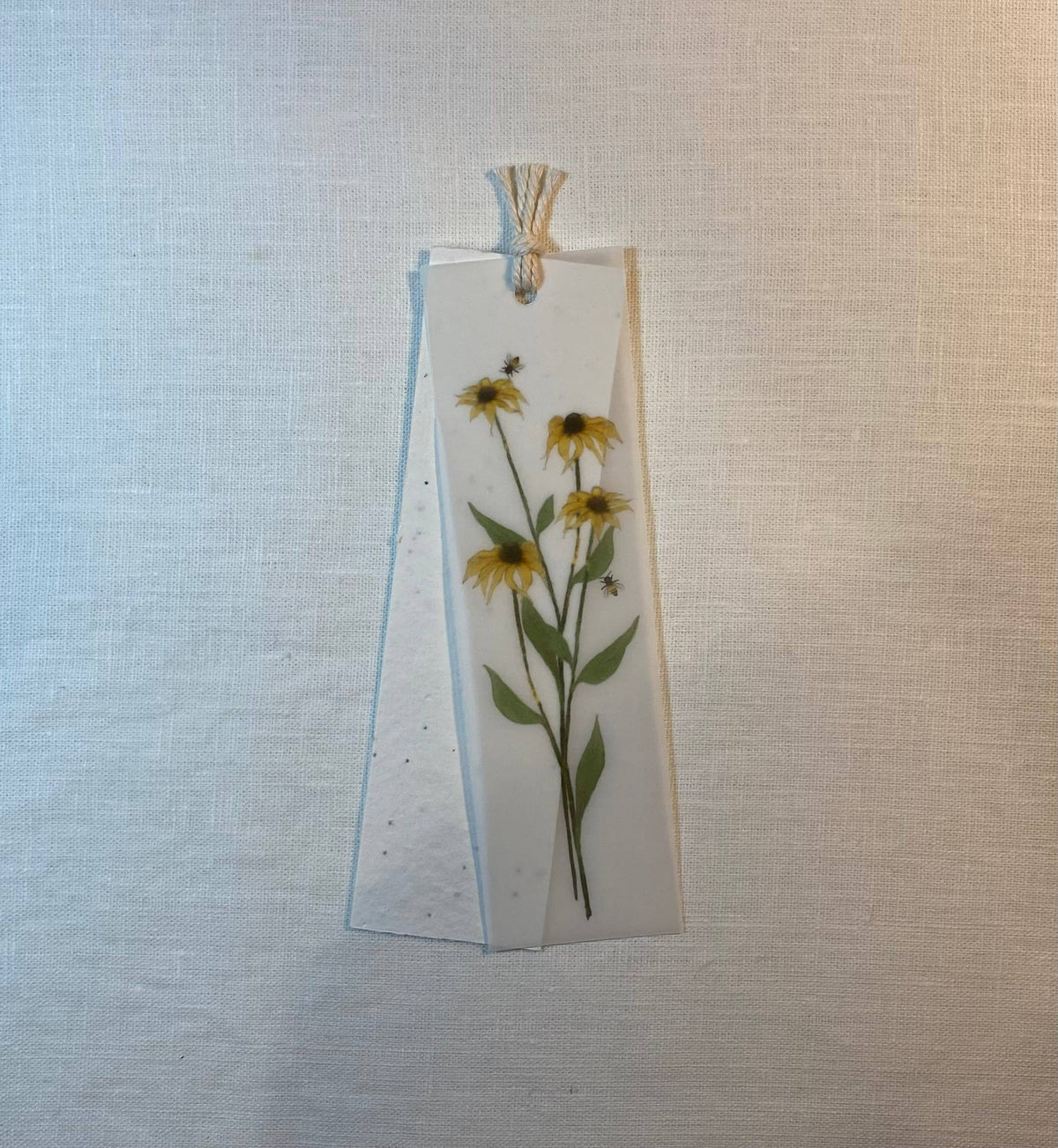 The Raven’s Edge Studio - Plantable Bookmark: 2 in 1 Eco Bookmark, Black-eyed Susan