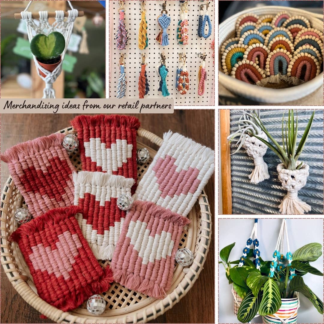 Handmade By Uruba - Handwoven Macrame plant hanger, Boho Home decor & Gift — alternate product image, view 12