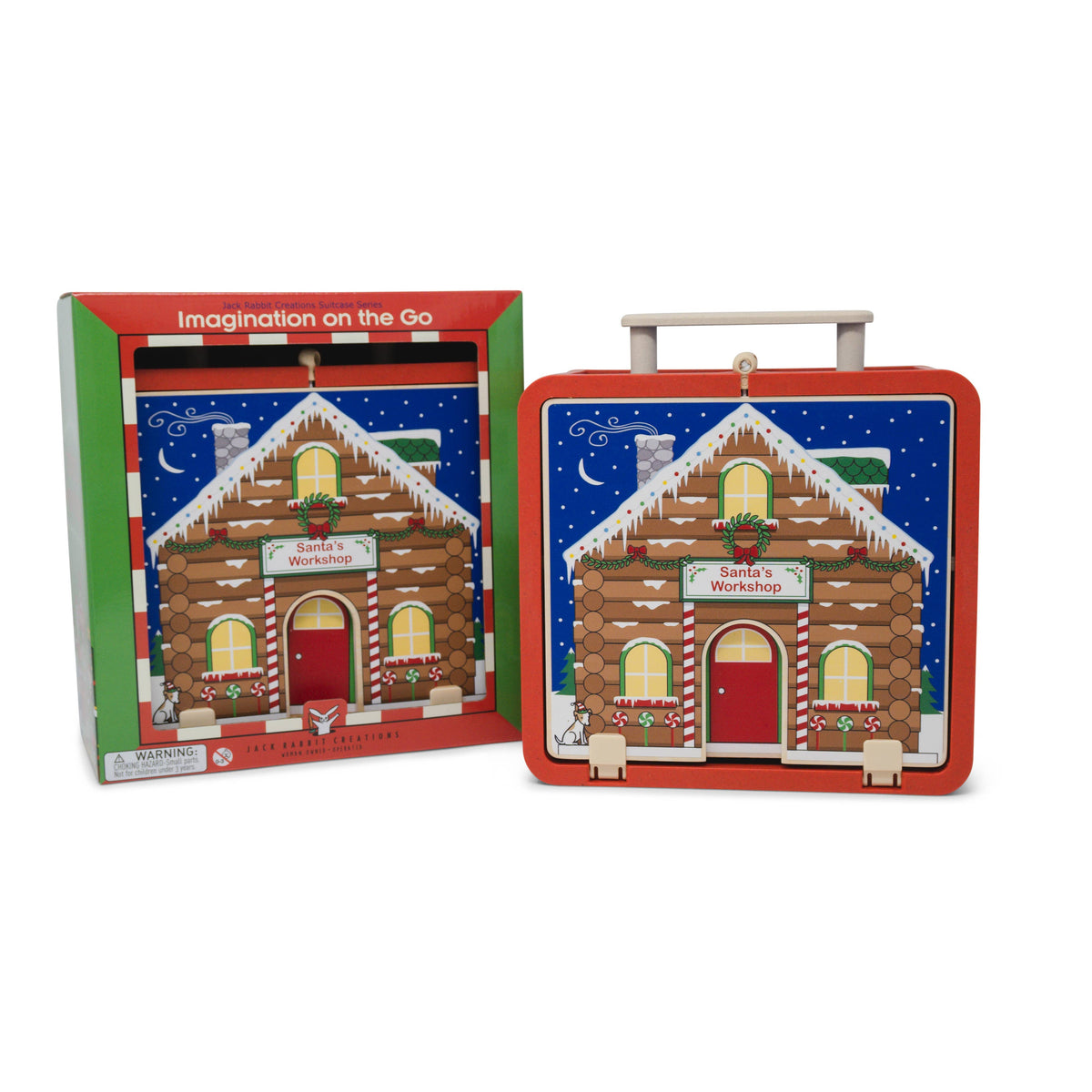 Jack Rabbit Creations Suitcase Series: Santa's Christmas Workshop — alternate product image, view 3