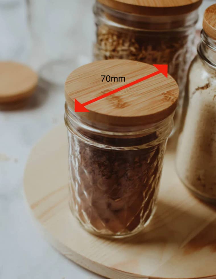 Zefiro - Bamboo Jar Lid Regular Mouth