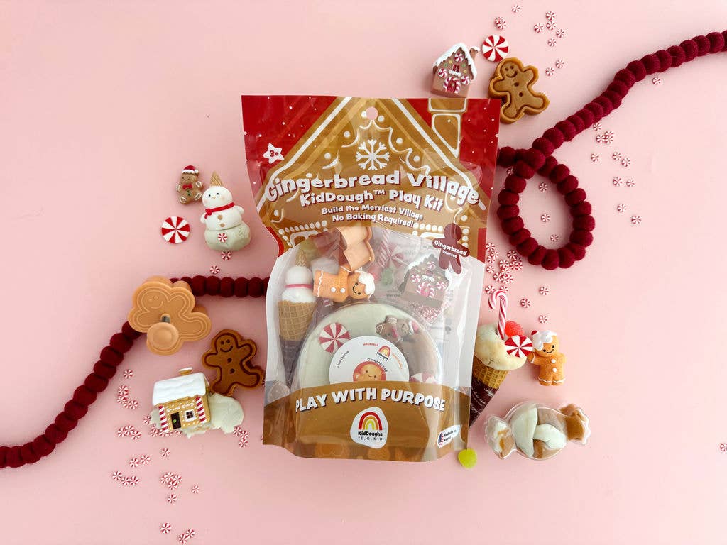 Earth Grown KidDoughs (KidDoughs by EGKD) - Gingerbread Village KidDough Play Kit — alternate product image, view 2