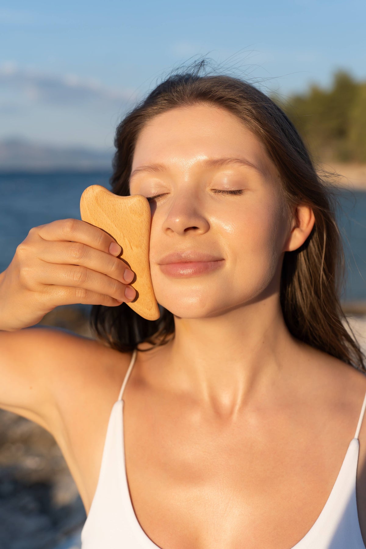 Croll & Denecke - Anti-Aging, Obsidian Roller & Gua Sha, Facial Renewal Set