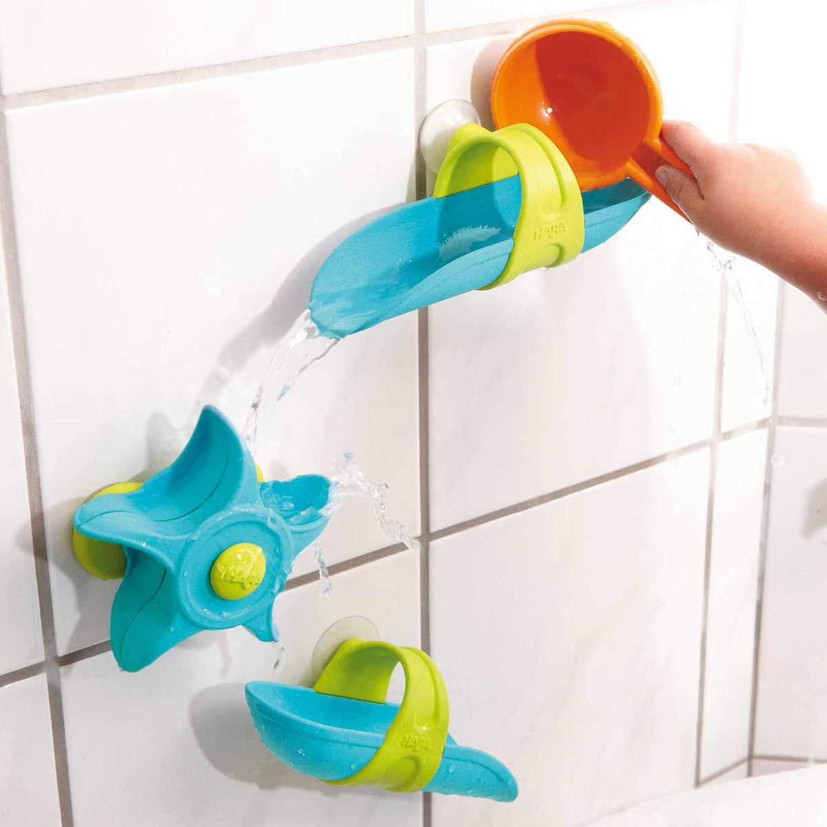 HABA USA - Set de pistas de bolas para la bañera