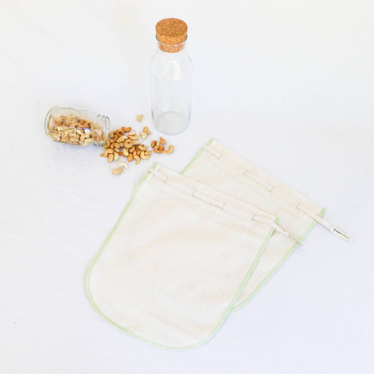 Simple Ecology - Organic Cotton Nutmilk Straining Bags - Simple Ecology — alternate product image, view 4