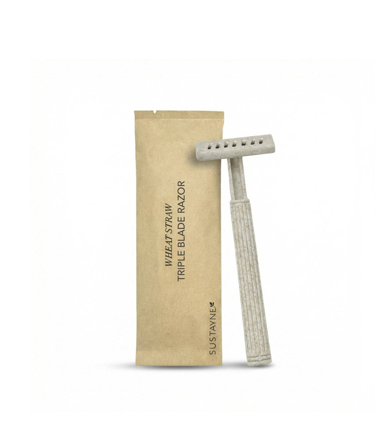 Sustayne - Wheat Straw Triple Blade Razor in Eco-Friendly Sachet — alternate product image, view 2