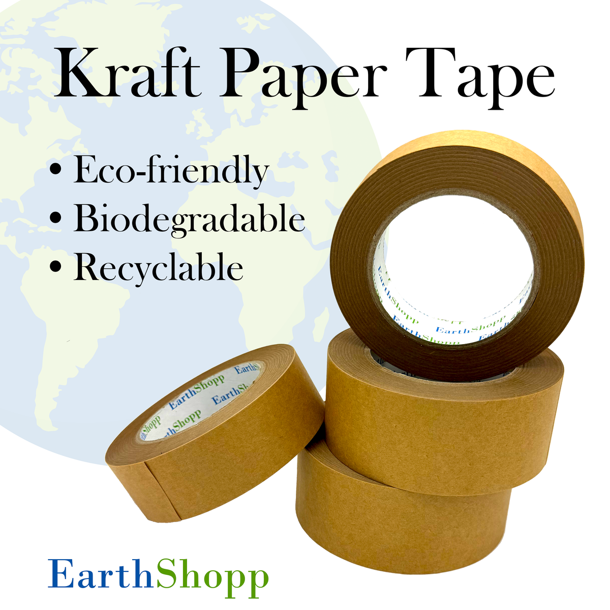 Earthshopp - Kraft Paper Tape - Biodegradable & Recyclable