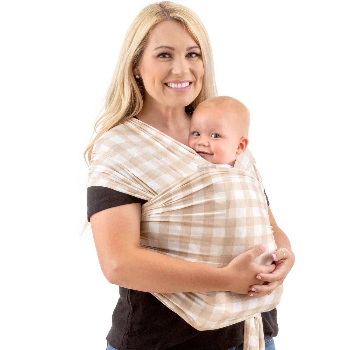 WeeSprout - Baby Wrap Carrier – Soft TENCEL™ Modal Baby Carrier — alternate product image, view 3