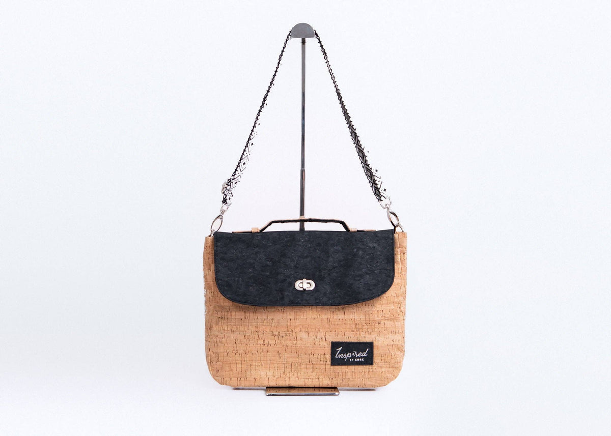KORK & Inspired by KORK - Crescent Cork Messenger - Natural