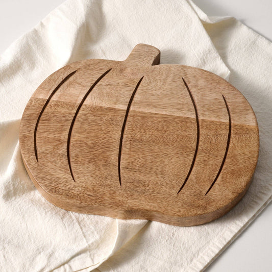 Ten Thousand Villages - Jaik Pumpkin Mango Wood Serving Board