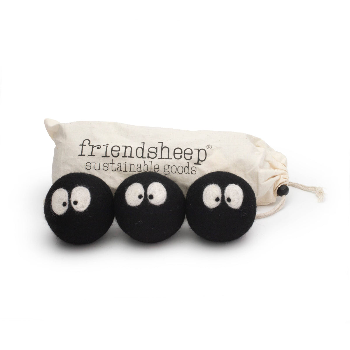 Friendsheep - Laundry Sprites Eco Wool Dryer Balls - Set of 3