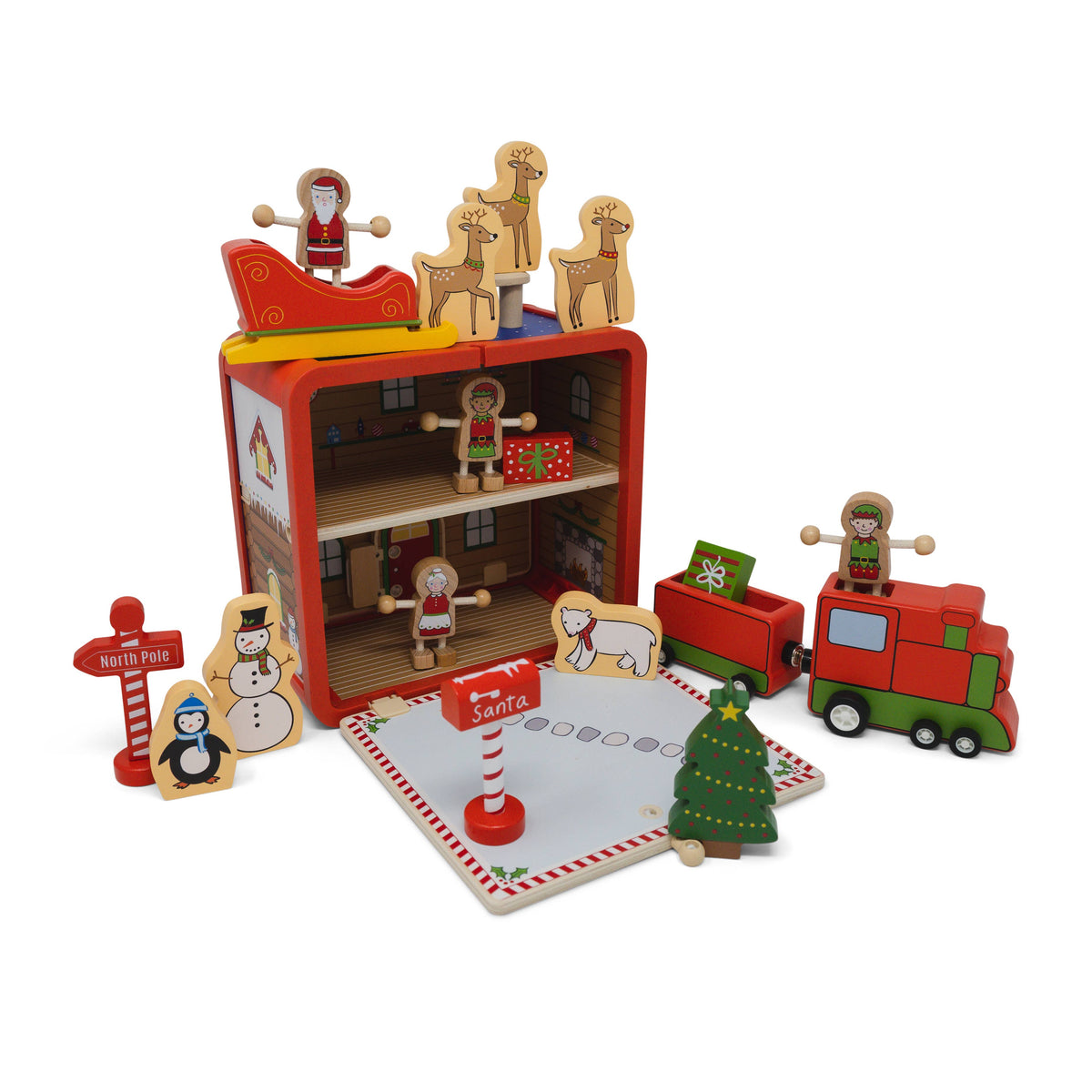 Jack Rabbit Creations Suitcase Series: Santa's Christmas Workshop