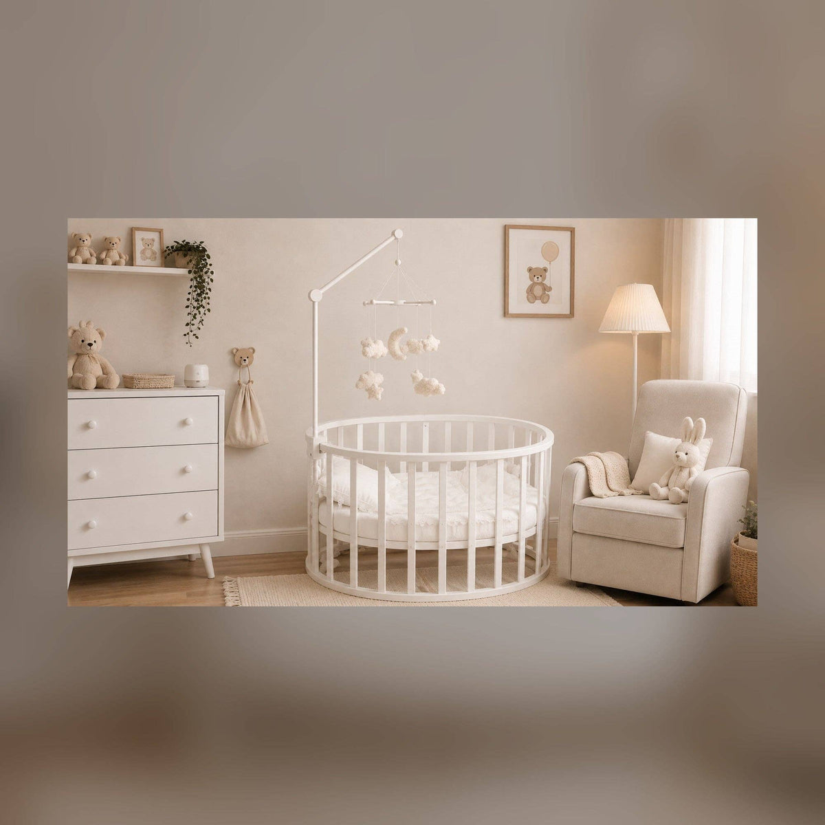 Moogco Baby - Wooden Baby Mobile Holder for Crib & Changing Table — alternate product image, view 3