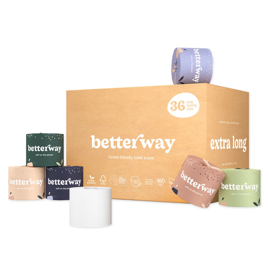 Bamboo Toilet Paper - 36 rolls pack
