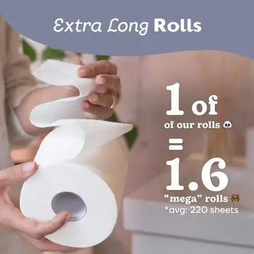Bamboo Toilet Paper - 36 rolls pack