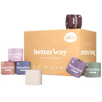Bamboo Toilet Paper - 36 rolls pack