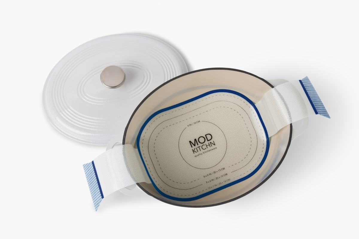 ModKitchn - Oval Silicone Bread Sling for Dutch Ovens | Non-Stick Baking