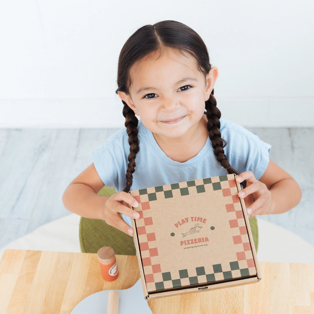 Wooden Pizza Oven Set - Pretend Play Kitchen Toy Ages 3+
