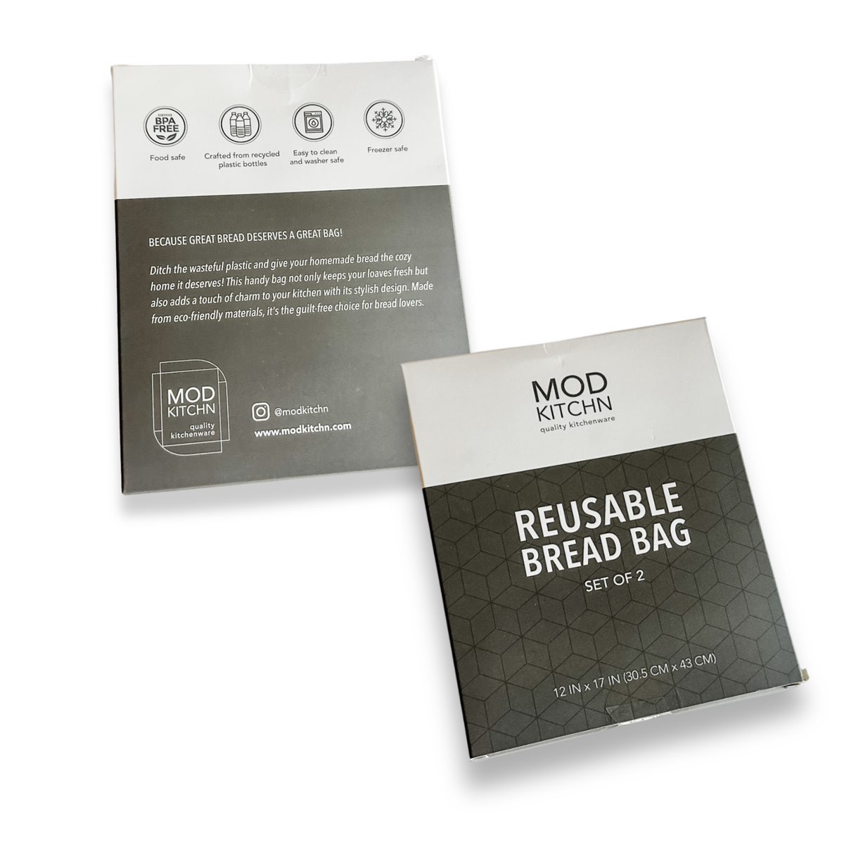 ModKitchn - Reusable Bread Bags | Eco-Friendly Stylish Storage Solution