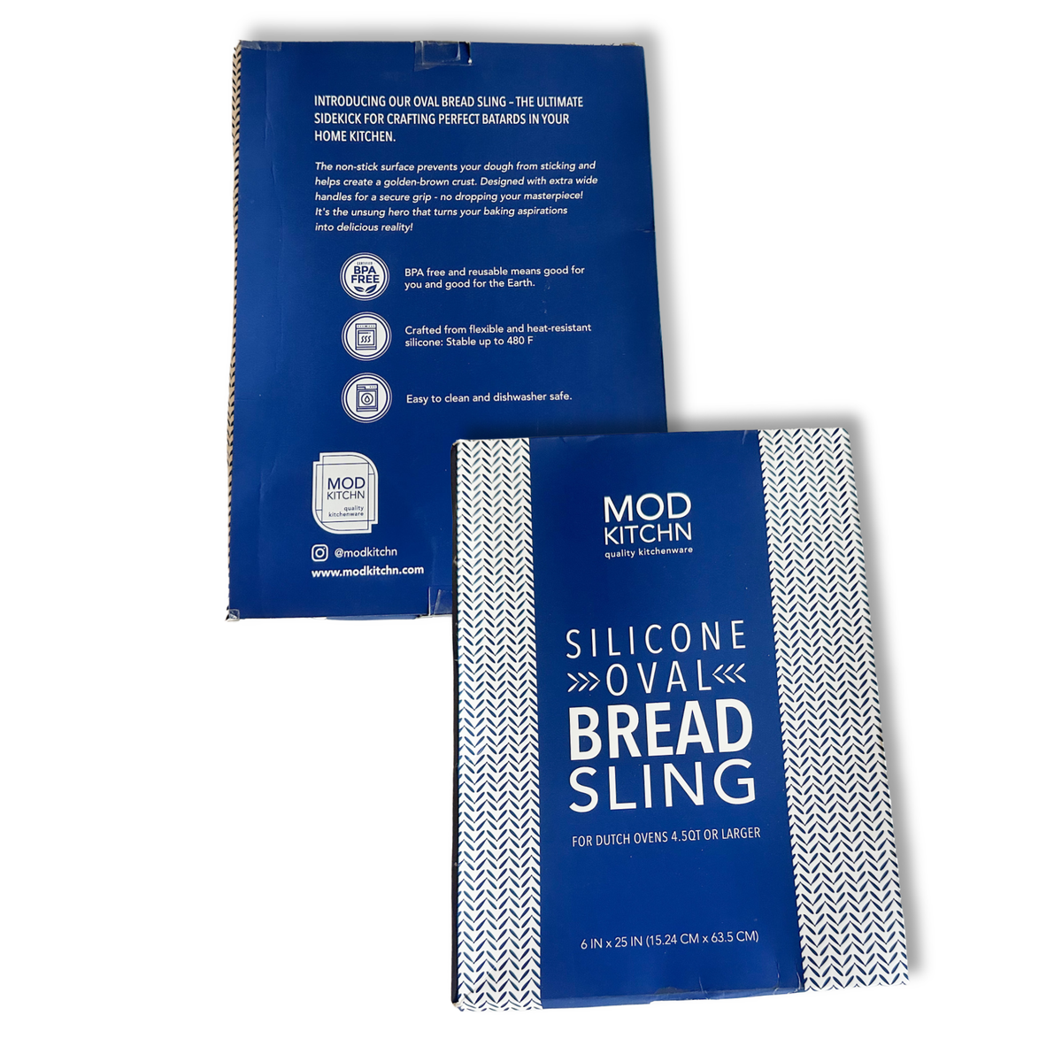ModKitchn - Oval Silicone Bread Sling for Dutch Ovens | Non-Stick Baking