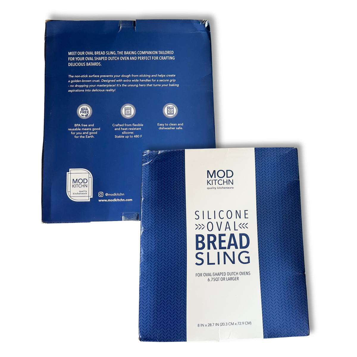 ModKitchn - Oval Silicone Bread Sling for Dutch Ovens | Non-Stick Baking