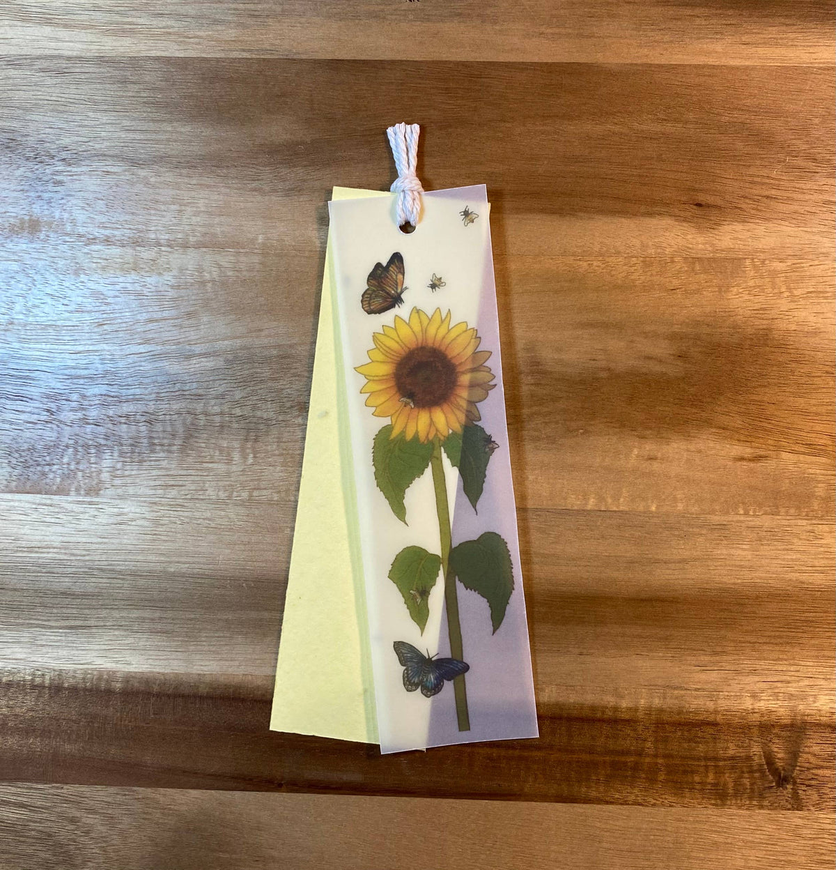 The Raven’s Edge Studio - Plantable Bookmark: 2 in 1 Eco Bookmark, Sunflower Seeds